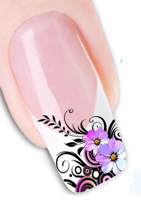 Stickere florale pentru unghii 1