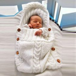 Knitted swaddle blanket QWE8