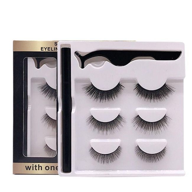 Set of magnetic eyelashes and eyeliner Trebba 1