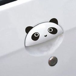 Nálepky s motívom pandy na dvere auta - 4 ks