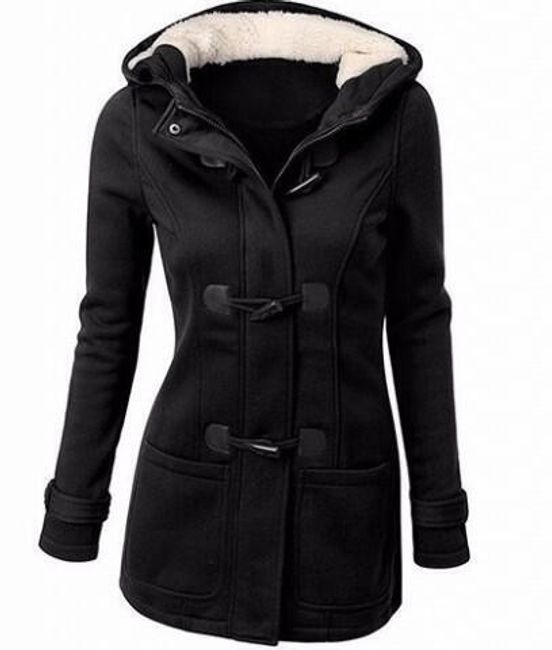 Damska bluza Bella w stylu płaszcza z guzikami - 8 kolorów beżowy-XXL 1