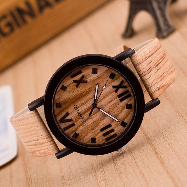 Drewniany zegarek 1