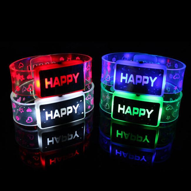 LED-es karkötő HAPPY 1