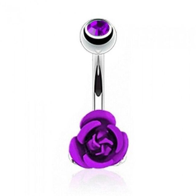 Köldök piercing Rose 1