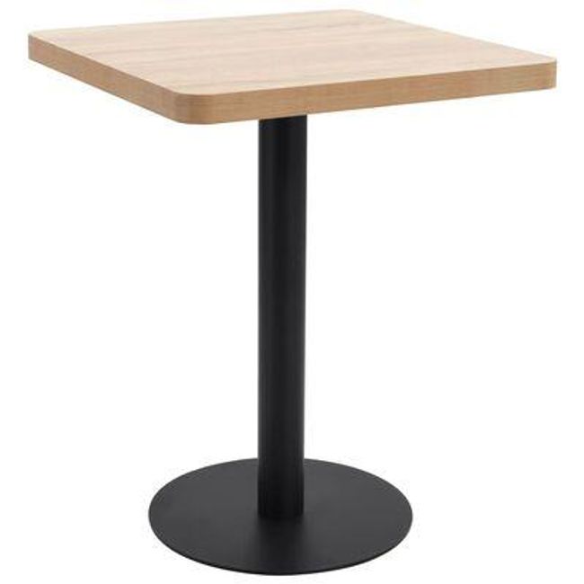 Bistro stôl svetlohnedý 60 x 60 cm MDF ZO_321918 1