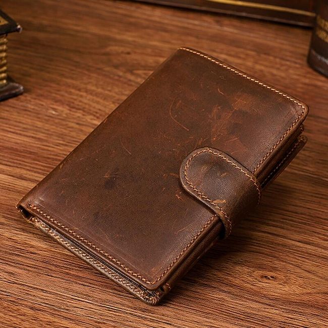 Pánská peněženka v klasickém stylu - 2 barvy 1