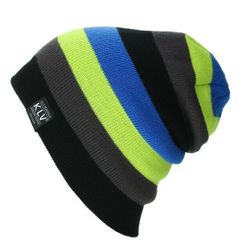 Zimski šešir na pruge - 6 varijanti