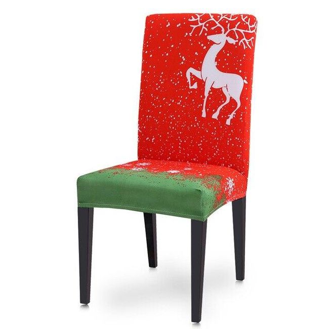 Bożonarodzeniowy pokrowiec na krzesło VZM041 1