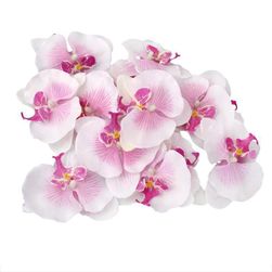 20 sztucznych kwiatów orchidei