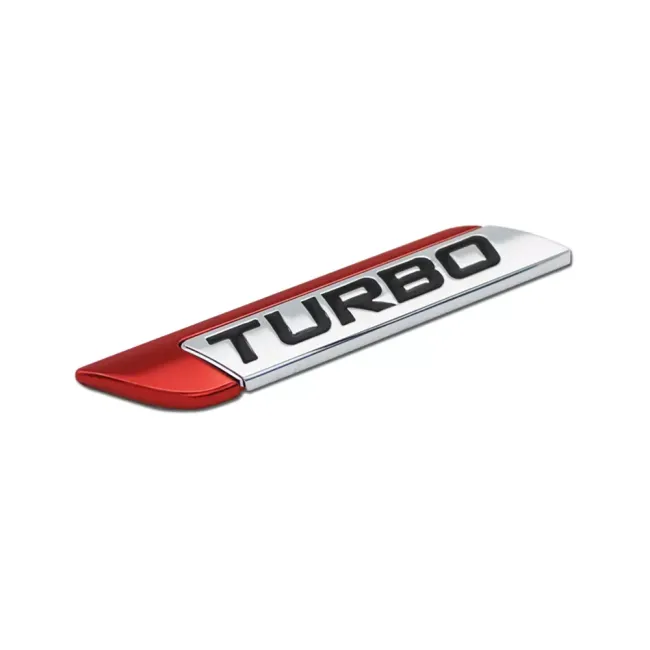3D nalepnica za automobil Turbo 1