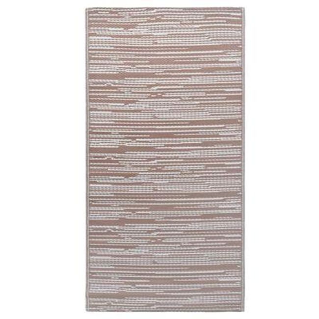 Venkovní koberec hnědý 190 x 290 cm PP ZO_310443 1