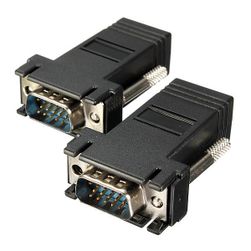 2 x adaptér VGA (samec)  RJ45