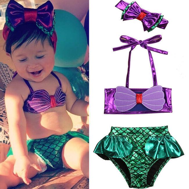 Girl's swimsuit with headdress NUK5 1