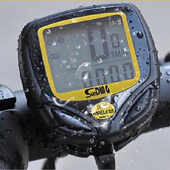 Bezdrôtový cyklopočítač (tachometer na bicykel) 15 funkcii SD-548C 1