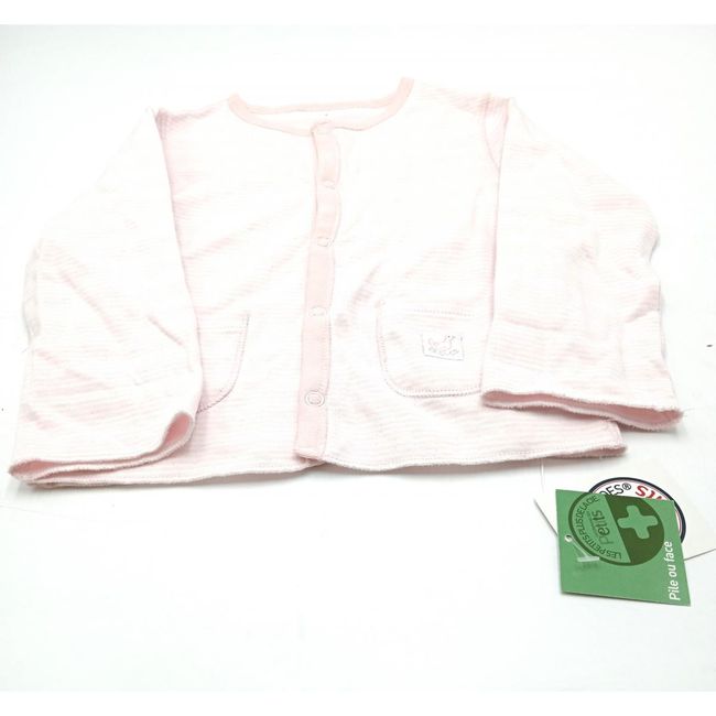 Dívčí tričko LACOMPAGNIE DES PETITS, proužkované - růžové, Velikosti textil KONFEKCE: ZO_a0074d68-6a53-11ed-9bb0-0cc47a6c9370 1