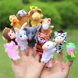 Veliki set mini lutkastih životinja - 12 komada