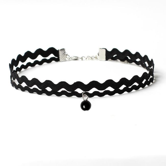 Sametově hebké choker náhrdelníky - sada 10 kusů 1
