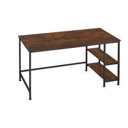 Počítačový stůl Canton 120x60x75,5cm Industriální dřevo tmavé, rustikální ZO_404424