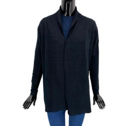 Cardigan tricotat dama, OODJI, culoare neagra, Marimi XS - XXL: ZO_111062-XS