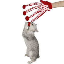 Hrací rukavice pro kočky