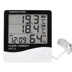 LCD termometr z sensorem wewnętrznym Dannale