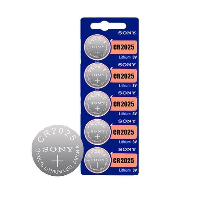 Button cell batteries CR2025 Sony 1
