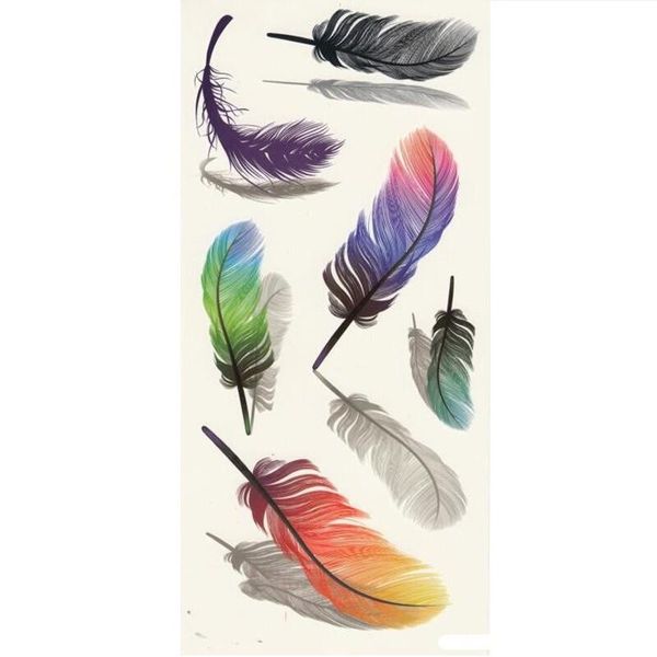 Tetovaža - obojeno perje