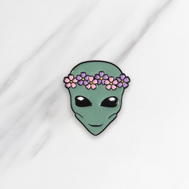 Dámská brož Alien 1