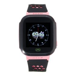 Chytré hodinky s GPS lokátorom a dotykovým displejom - modrá, ružová