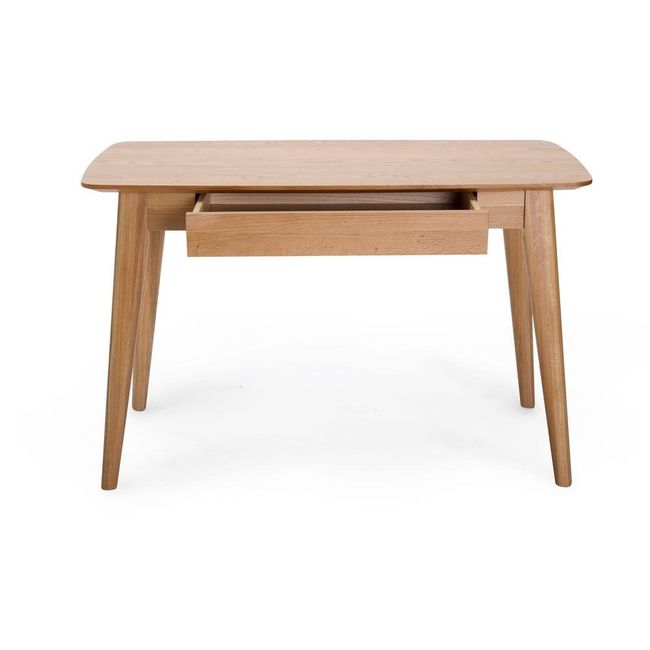 Psací stůl se zásuvkou a nohami z dubového dřeva Rho, 120 x 60 cm ZO_98-1E10334 1