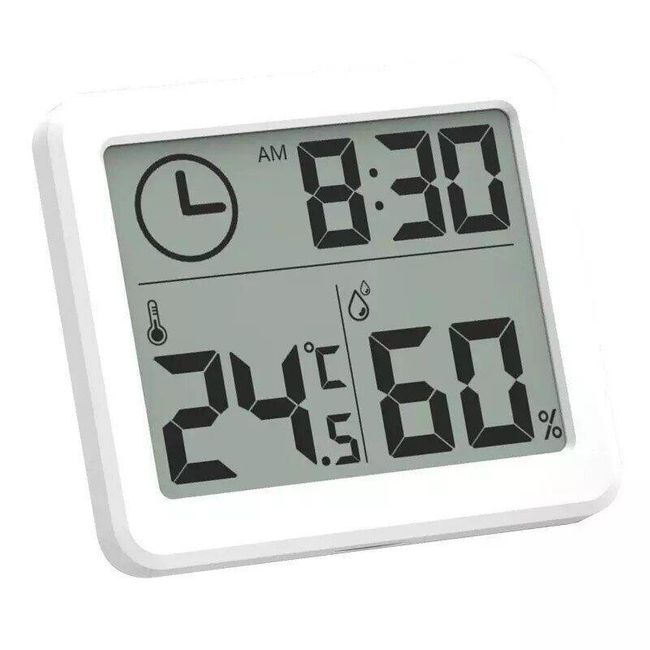 Стаен LCD термометър и хигрометър QP88 1