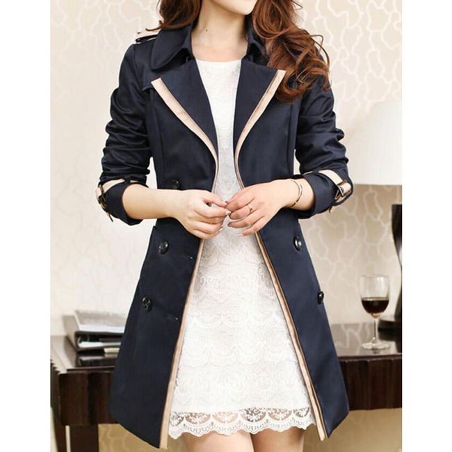 Elegantný jesenný kabát Black_size 6, Veľkosti XS - XXL: ZO_236034-2XL 1
