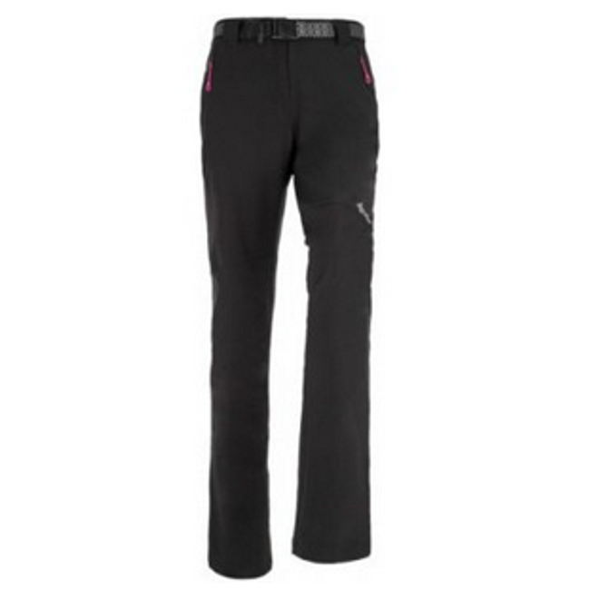 Damskie spodnie outdoorowe WANAKA - W czarny, Kolor: Czarny, Tekstylia rozmiary KONFEKCJA: ZO_199787-36 1
