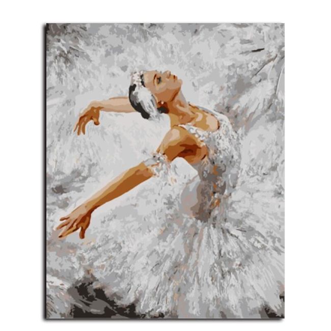 Festés számok alapján - balerina 1