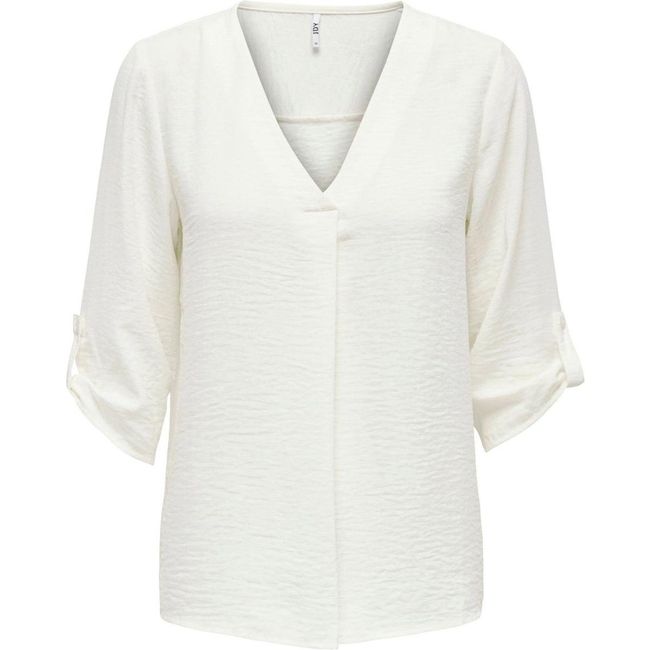Блуза - Jacqueline de Yong Jdydivya - бяла, Текстилни размери CONFECTION: ZO_214076-42 1