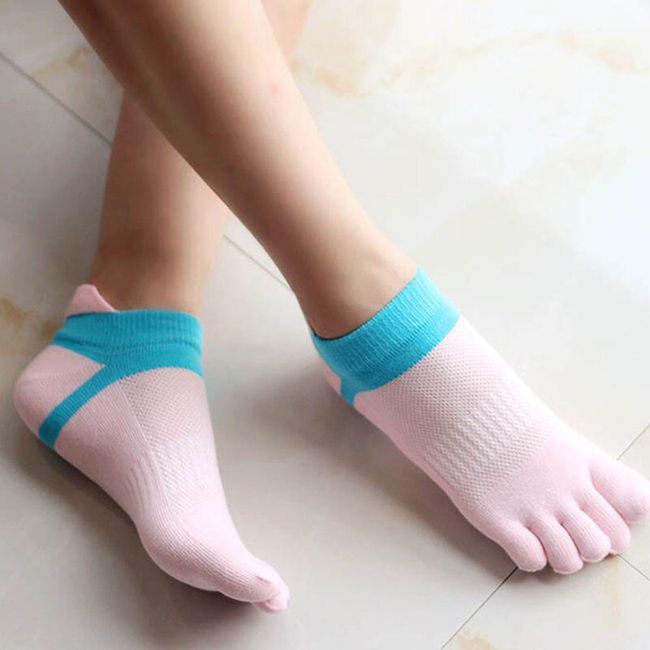 Prstové dámské ponožky  - 5 barev 1
