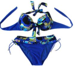 Květinové zavazovací bikiny
