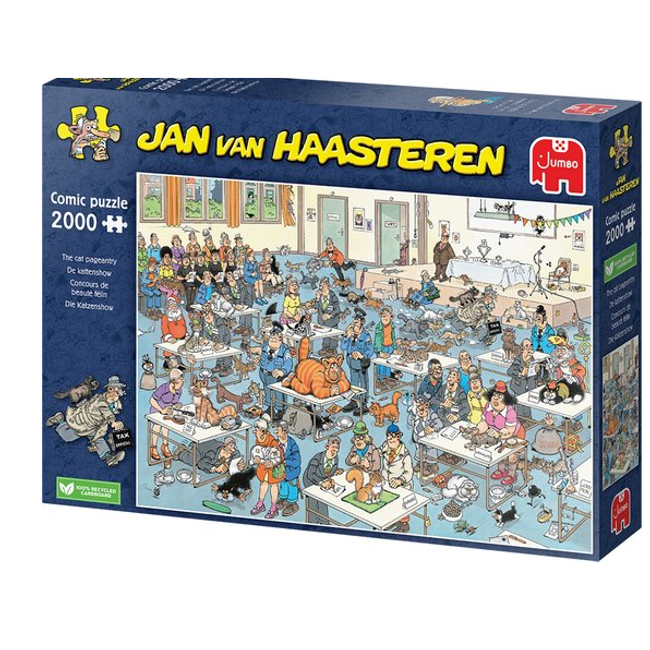 Jan Van Haasteren Puzzle Mačacia výstava 2000 dielikov ZO_212120 1