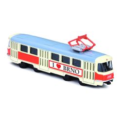 Metalowy czeski tramwaj retro 16 cm BRNO RZ_206410