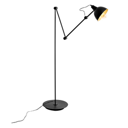 Černá stojací lampa Coben - CustomForm ZO_246094
