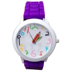 Otroška silikonska ura z barvicami
