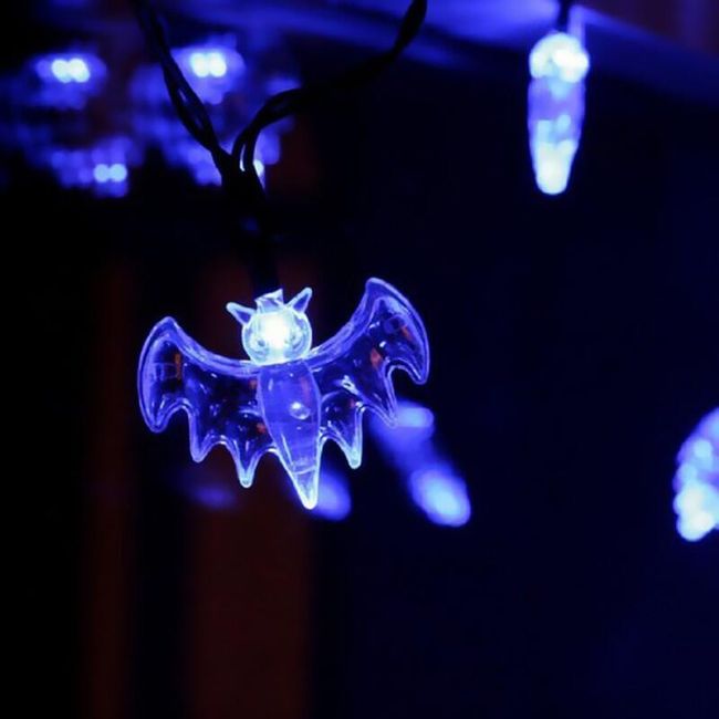 LED řetěz s netopýry 1
