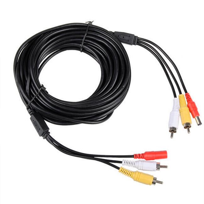 RCA és DC hosszabbító kábel - 5 m, 10 m, 15 m, 20 m, 30 m, 40 m vagy 50 m 1