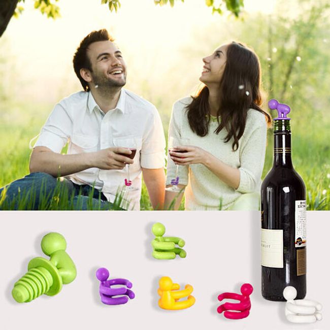 Praktični set lutki za ljubitelje vina 1