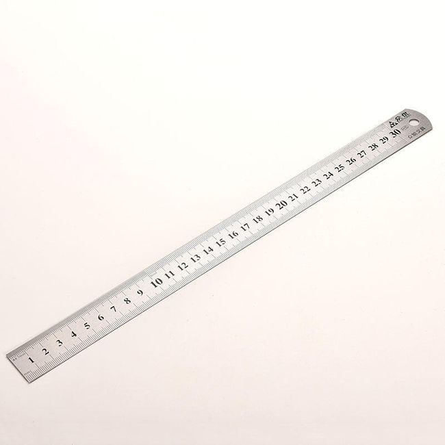 Pravítko z nerezové oceli - 30 cm 1