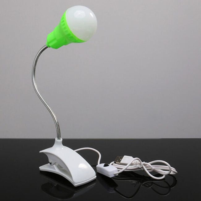 USB sklopiva LED lampa sa kopčom 1