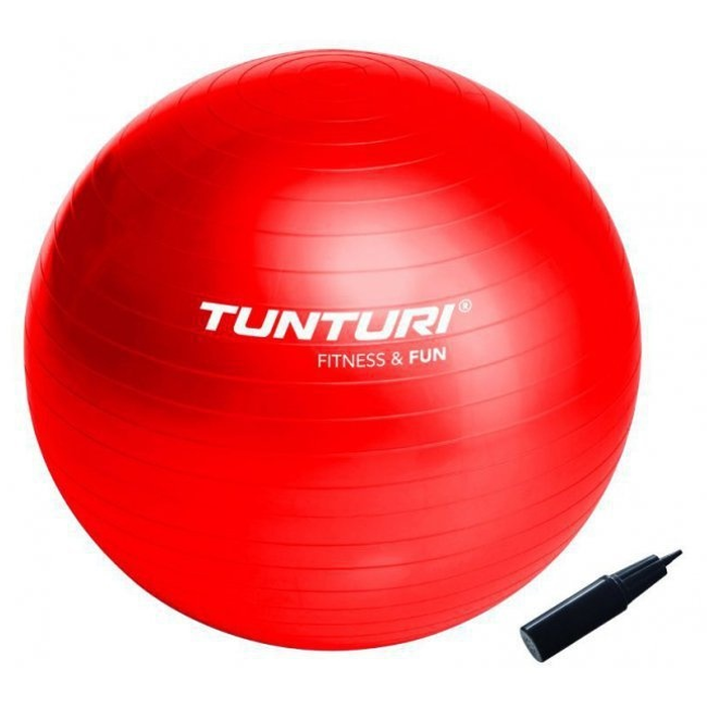 Gymnastický míč 65 cm červený, Barva: ZO_162451-CER 1