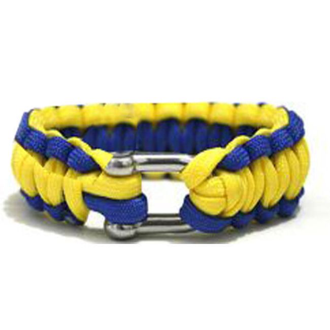 Outdoorowa bransoletka Paracord - metalowa klamra outdoorowa 1