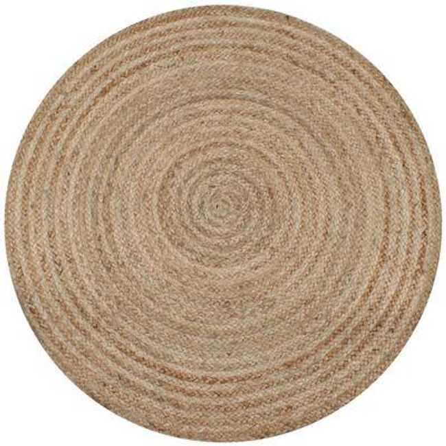 Kusový koberec ze splétané juty 120 cm kulatý ZO_356328-A 1