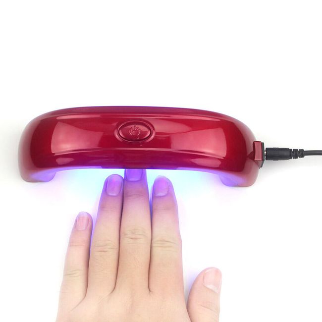 Miniaturowa lampa UV do paznokci żelowych 1
